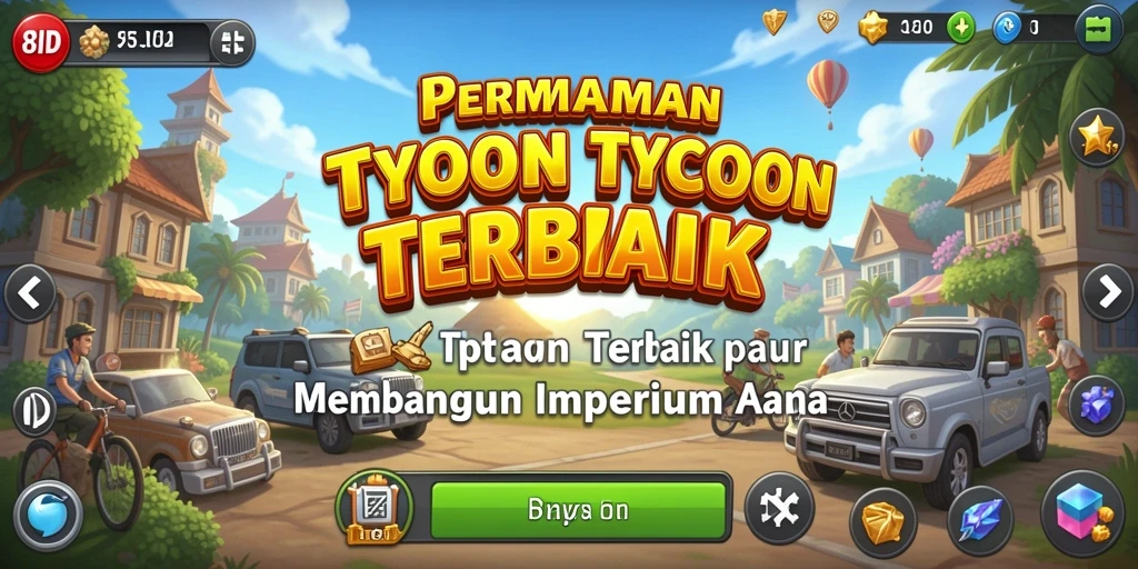 Tampilan gameplay <strong>8ID</strong> yang menampilkan kekuatan manajemen bisnis.