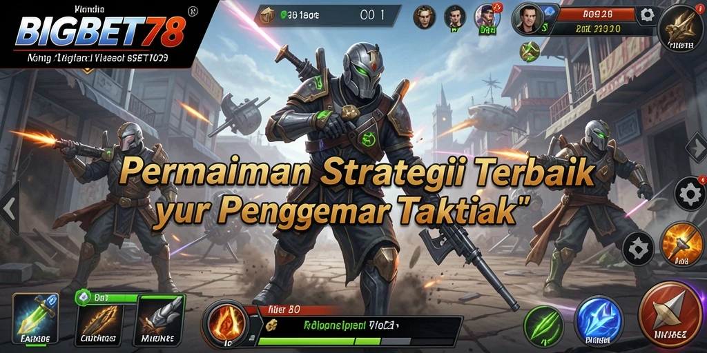 Tangkapan layar gameplay BIGBET78 menunjukkan pertempuran strategis yang mendebarkan.
