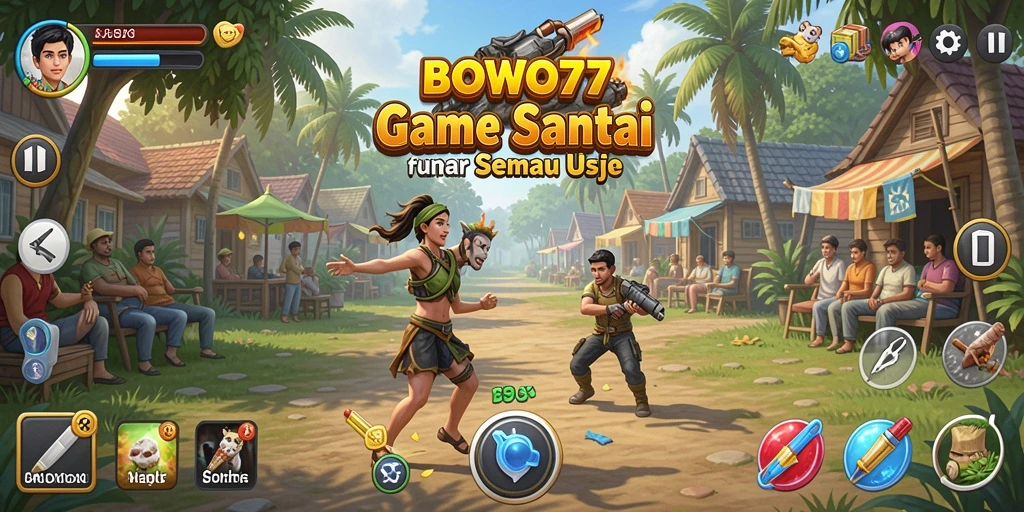Tampilan gameplay seru dan menghibur dari BOWO77.