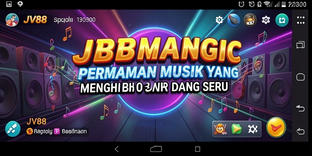 Tampilan gameplay <strong>JV88</strong> yang mengasyikkan dengan berbagai pilihan lagu.