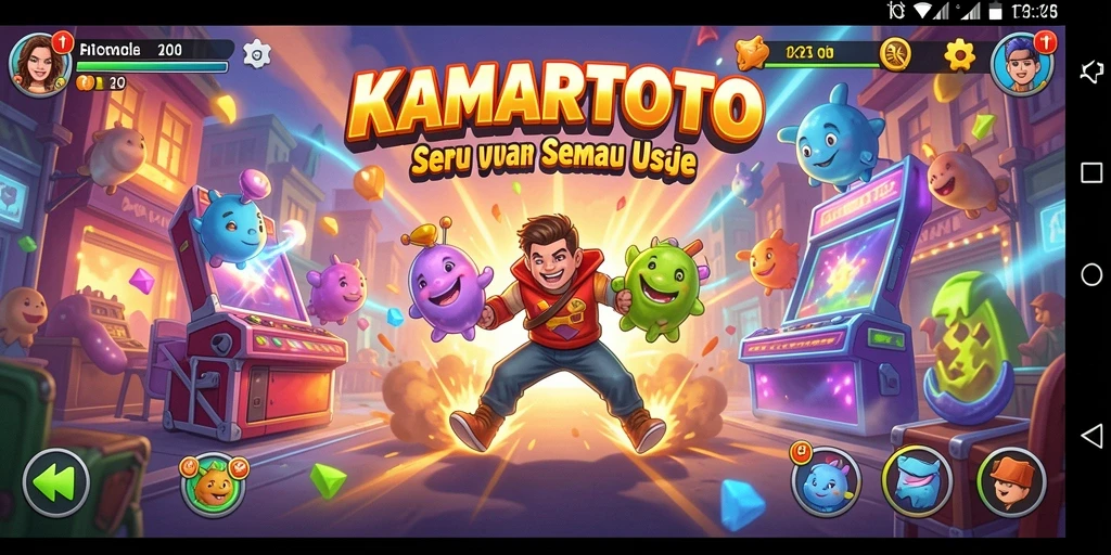 Gameplay seru KAMARTOTO dengan tantangan menarik dan grafis menawan.