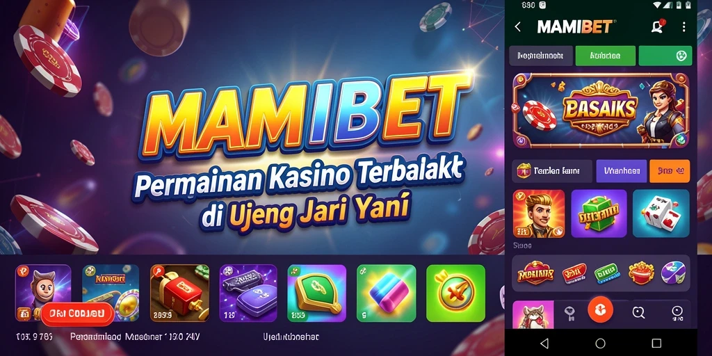 Screenshot MAMIBET menampilkan gameplay seru dengan berbagai permainan kasino.