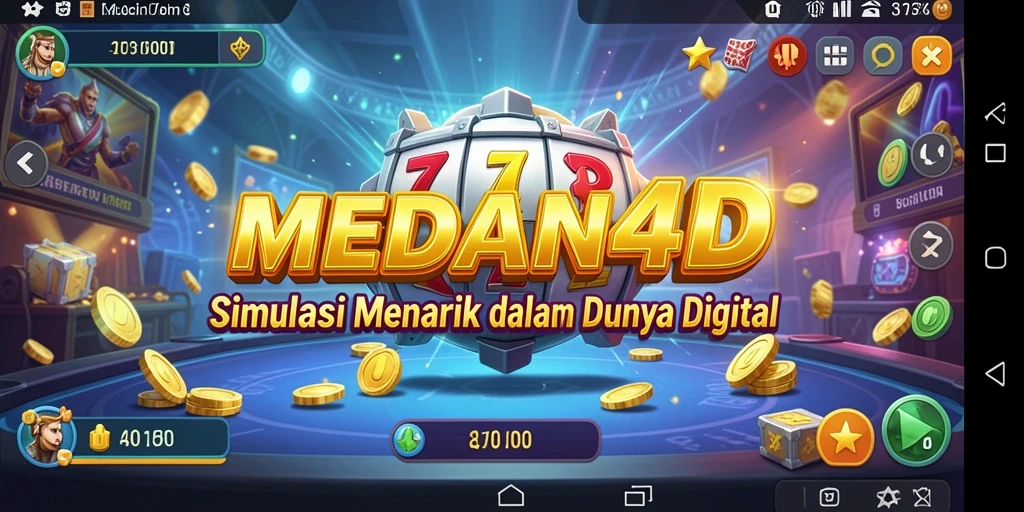 Tampilan utama MEDAN4D dengan gameplay simulasi yang mengasyikkan.