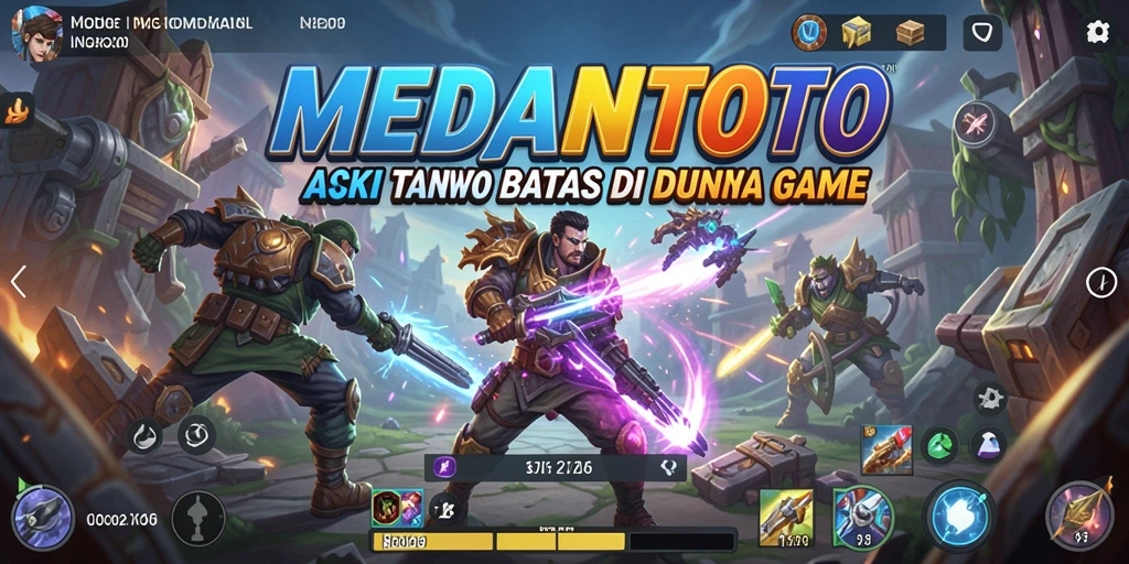 Tampilan seru dari gameplay MEDANTOTO yang penuh aksi.