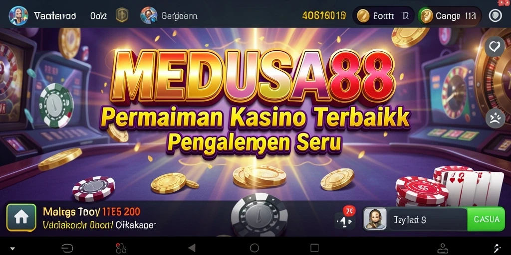 Tampilan gameplay MEDUSA88 yang menarik dan penuh aksi kasino.