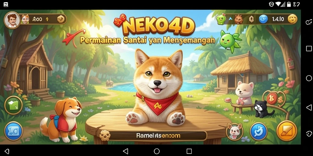 Tampilan menarik dari gameplay NEKO4D yang menyenangkan.