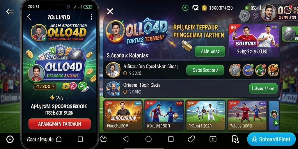 Screenshot utama OLLO4D menunjukkan antarmuka taruhan yang menarik.
