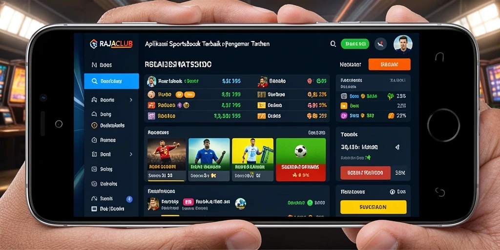 Screenshot utama RAJACLUB menampilkan pengalaman taruhan yang menyerukan.