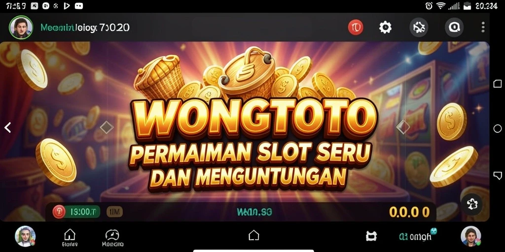 Tampilan gameplay WONGTOTO yang menarik dan mengasyikkan.